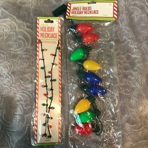 Light up holiday necklaces